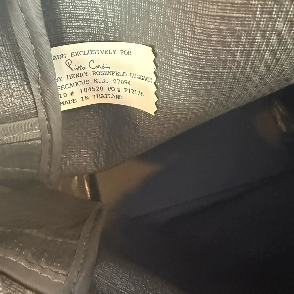 Pierre Cardin‎ 3 Piece Travel Bag Suitcase Set in Grey Tweed
